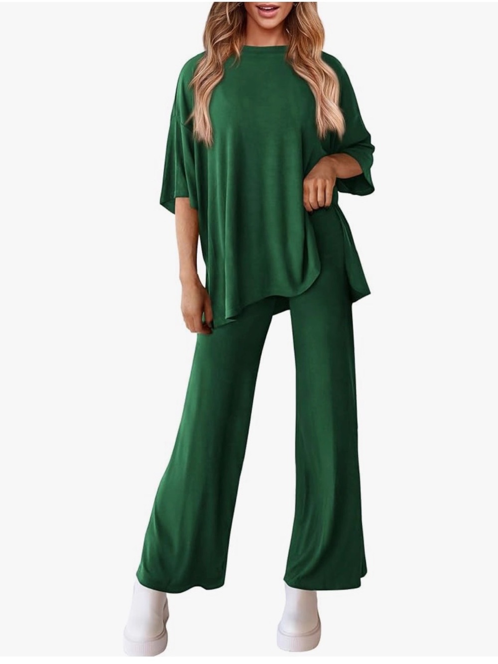 PrettyGarden Dark Green 2 piece set